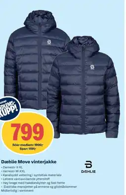 Coop Obs Dæhlie Move vinterjakke tilbud