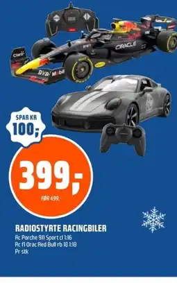 Coop Obs Radiostyrte racingbiler tilbud