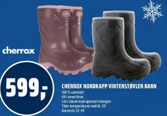 Coop Obs Cherrox Nordkapp vinterstøvler barn tilbud