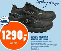 Coop Obs Vj Sarva winterrun - løpesko med pigger tilbud