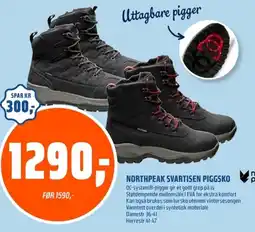 Coop Obs Northpeak Svartisen piggsko tilbud