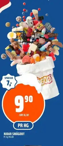 Coop Obs Nidar smågodt tilbud