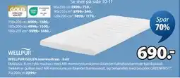 JYSK WELLPUR GULEN overmadrass - hvit tilbud
