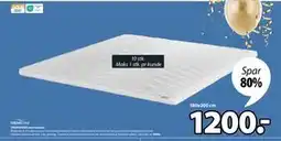 JYSK FRAMVAREN overmadrass tilbud