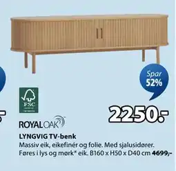 JYSK LYNGVIG TV-benk tilbud
