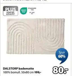 JYSK DALSTORP badematte tilbud