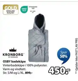 JYSK OSBY badekåpe tilbud