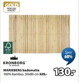 JYSK MARIEBERG badematte tilbud