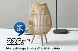 JYSK DANI gulvlampe tilbud