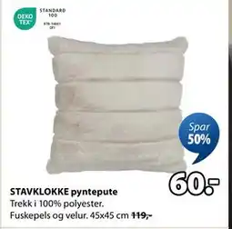 JYSK STAVKLOKKE pyntepute tilbud