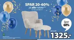 JYSK HVILSTED lenestol tilbud