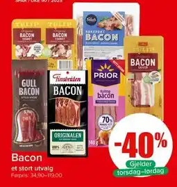 Spar Bacon tilbud