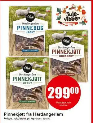 Spar Pinnekjøtt fra Hardangerlam tilbud