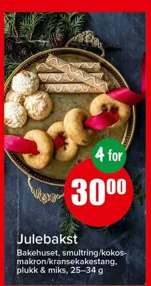 Spar Julebakst tilbud
