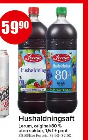 Spar Hushaldningsaft tilbud