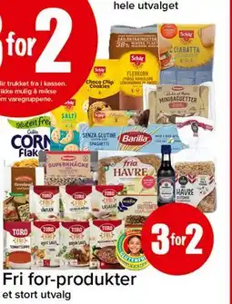 Spar Fri for-produkter tilbud
