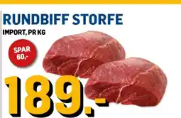 Price Lagerbutikk Rundbiff storfe tilbud