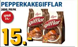 Price Lagerbutikk Pepperkakegifflar tilbud