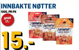 Price Lagerbutikk Innbakte nøtter tilbud