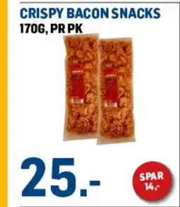Price Lagerbutikk Crispy bacon snacks tilbud