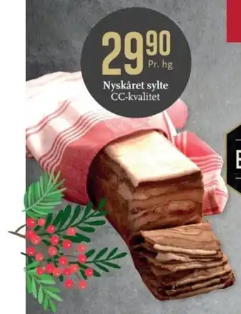 Nyskåret sylte CC-kvalitet
