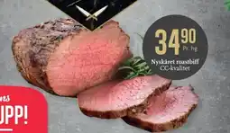 CC Mat Nyskåret roastbiff CC-kvalitet tilbud