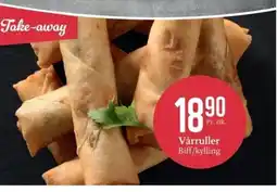 CC Mat Vårruller Biff/kylling tilbud