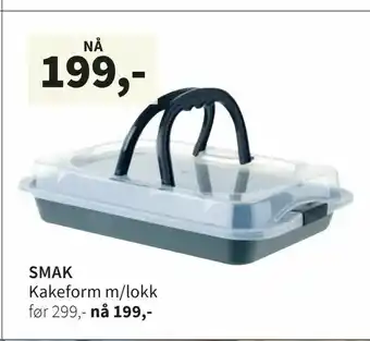 Tilbords Smak Kakeform m/lokk tilbud