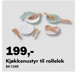 Biltema Kjøkkenustyr til rollelek tilbud