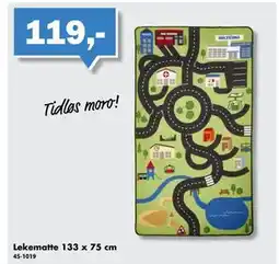 Biltema Lekematte 133 x 75 cm tilbud