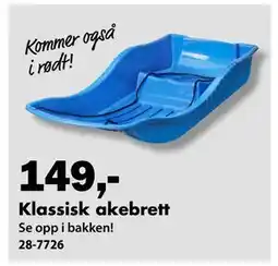 Biltema Klassisk akebrett tilbud