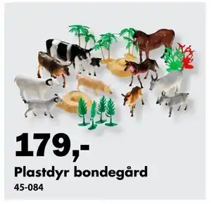 Biltema Plastdyr bondegård tilbud