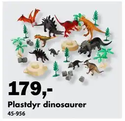 Biltema Plastdyr dinosaurer tilbud