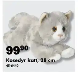 Biltema Kosedyr katt, 28 cm tilbud