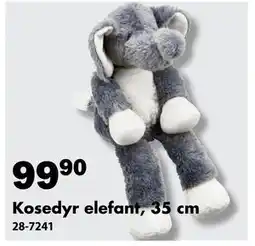 Biltema Kosedyr elefant, 35 cm tilbud