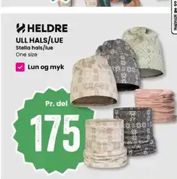 Sport Outlet Heldre ull hals/lue stella hals/lue one size tilbud