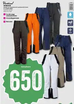 Sport Outlet Vertical skibukse monfer w/ queretaro m functional ski pants w-guard 15000 tilbud