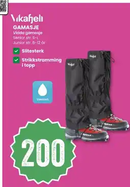 Sport Outlet Vikafjell gamasje tilbud
