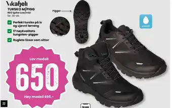 Sport Outlet Vikafjeli tursko m/pigg reo spike low/mid tilbud