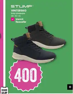Sport Outlet Stump® vintersko ento vintersko tilbud