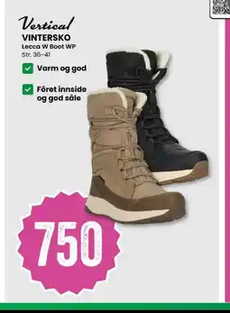 Sport Outlet Vertical vintersko lecca w boot wp str. 36-41 tilbud