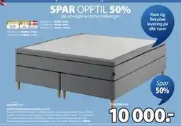 JYSK HEMLA kontinentalseng lateks grå-23 tilbud