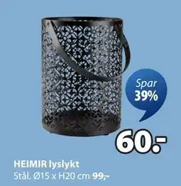 JYSK HEIMIR lyslykt tilbud