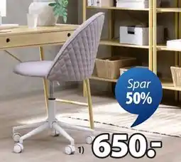 JYSK KOKKEDAL skrivebordsstol tilbud