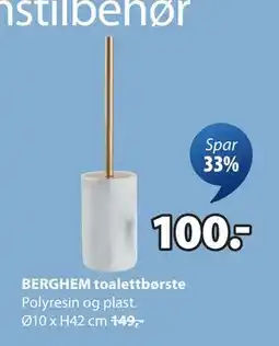 JYSK BERGHEM toalettbørste tilbud