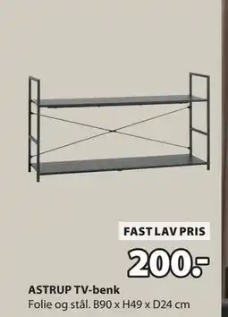JYSK ASTRUP TV-benk tilbud