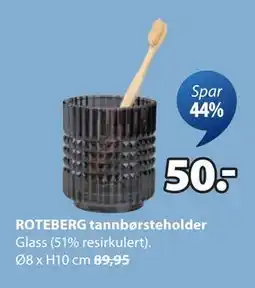 JYSK ROTEBERG tannbørsteholder tilbud