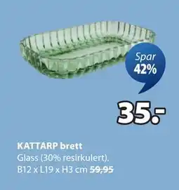 JYSK KATTARP brett tilbud