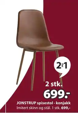 JYSK JONSTRUP spisestol - konjakk tilbud