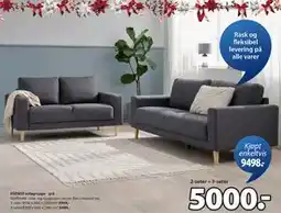 JYSK EGENSE sofagruppe - grå tilbud